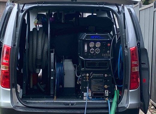 carpet cleaning mighty clean van